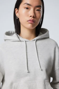 HEAVYWEIGHT-HOODIE MIT LOCKERER PASSFORM|Weekday Cheap