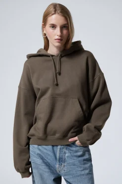 HEAVYWEIGHT-HOODIE MIT LOCKERER PASSFORM|Weekday Discount