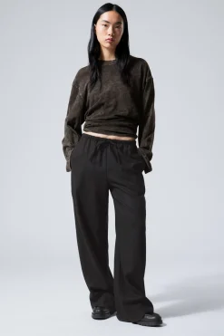HOSE MIA AUS LEINENMIX|Weekday Sale