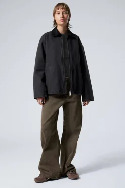 JACKE BELLE AUS GEWASCHENEM CANVAS|Weekday Store
