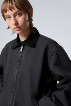 JACKE BELLE AUS GEWASCHENEM CANVAS|Weekday Store