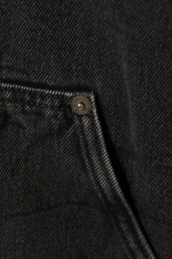 JEANS-FLEECE-JACKE MIT KAPUZE|Weekday Best