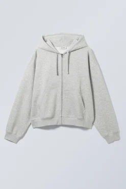 KASTIGER HOODIE MIT REISSVERSCHLUSS UND PRINT|Weekday Flash Sale