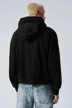 KASTIGER, MITTELSCHWERER HOODIE MIT REISSVERSCHLUSS|Weekday Fashion
