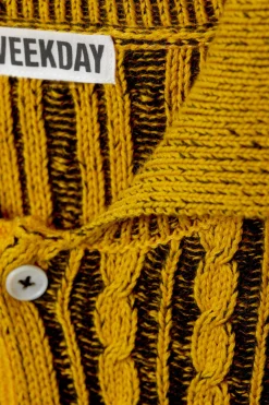 KASTIGER POLOPULLOVER AUS ZOPFSTRICK|Weekday Flash Sale