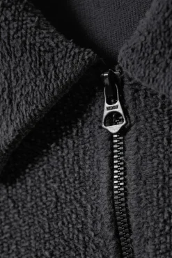 KASTIGES HALBZIP-SWEATSHIRT AUS FLEECE|Weekday Fashion