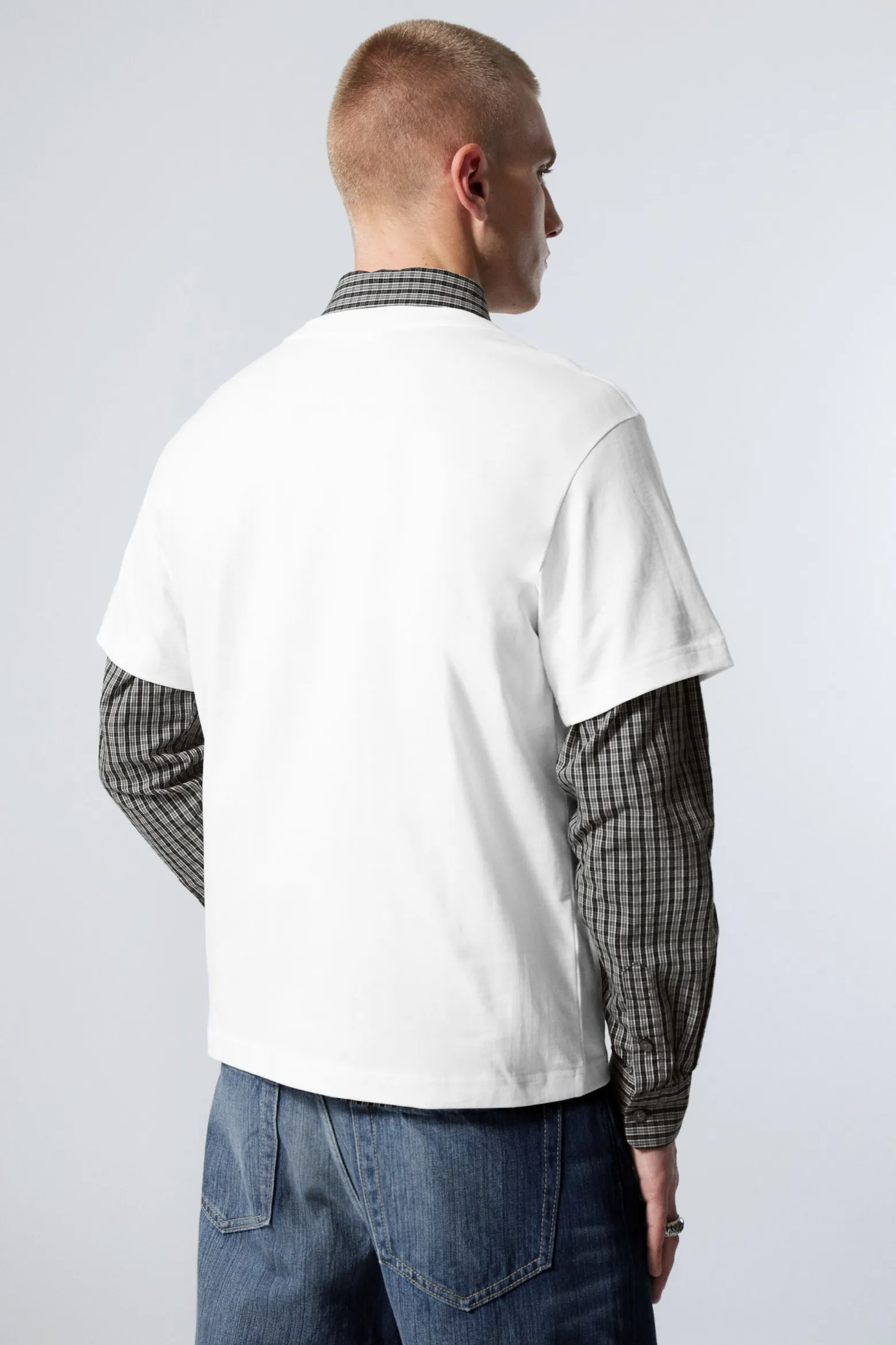 KASTIGES T-SHIRT MIT GRAFIKPRINT|Weekday New