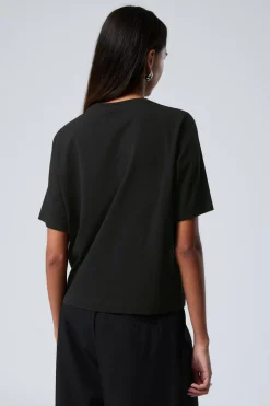 KASTIGES T-SHIRT PERFECT|Weekday Shop