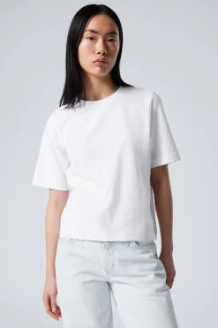 KASTIGES T-SHIRT PERFECT|Weekday New