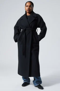 KIA – OVERSIZED-MANTEL AUS WOLLMISCHUNG|Weekday Best