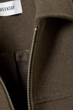 KURZE JACKE AUS WOLLMISCHUNG|Weekday Best