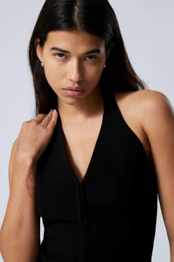 KURZES NECKHOLDER-TOP|Weekday New