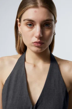 KURZES NECKHOLDER-TOP|Weekday Hot