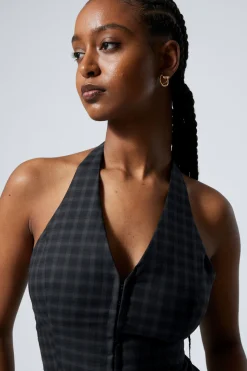 KURZES NECKHOLDER-TOP|Weekday Shop