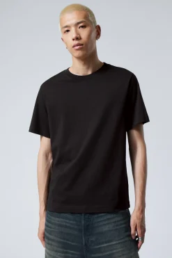 KURZES, SCHWERES BOXY-T-SHIRT|Weekday Shop