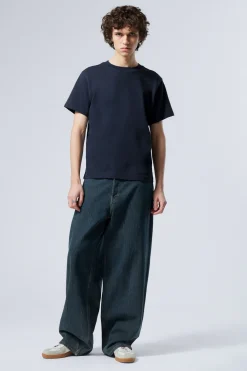 KURZES, SCHWERES BOXY-T-SHIRT|Weekday New