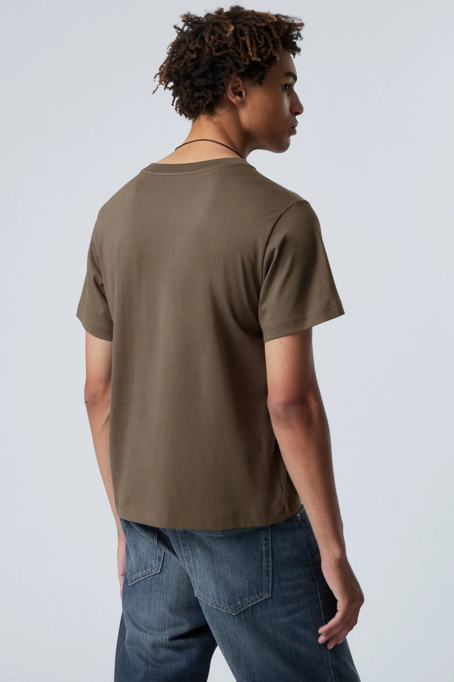 KURZES, SCHWERES BOXY-T-SHIRT|Weekday Best Sale
