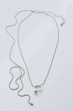 LANGE HALSKETTE MIT RING|Weekday Cheap
