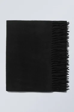 LANGER GEWEBTER WOLLSCHAL|Weekday Best Sale
