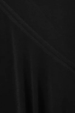 LANGÄRMELIGES, ASYMMETRISCHES DRAPÉ-KLEID|Weekday Store
