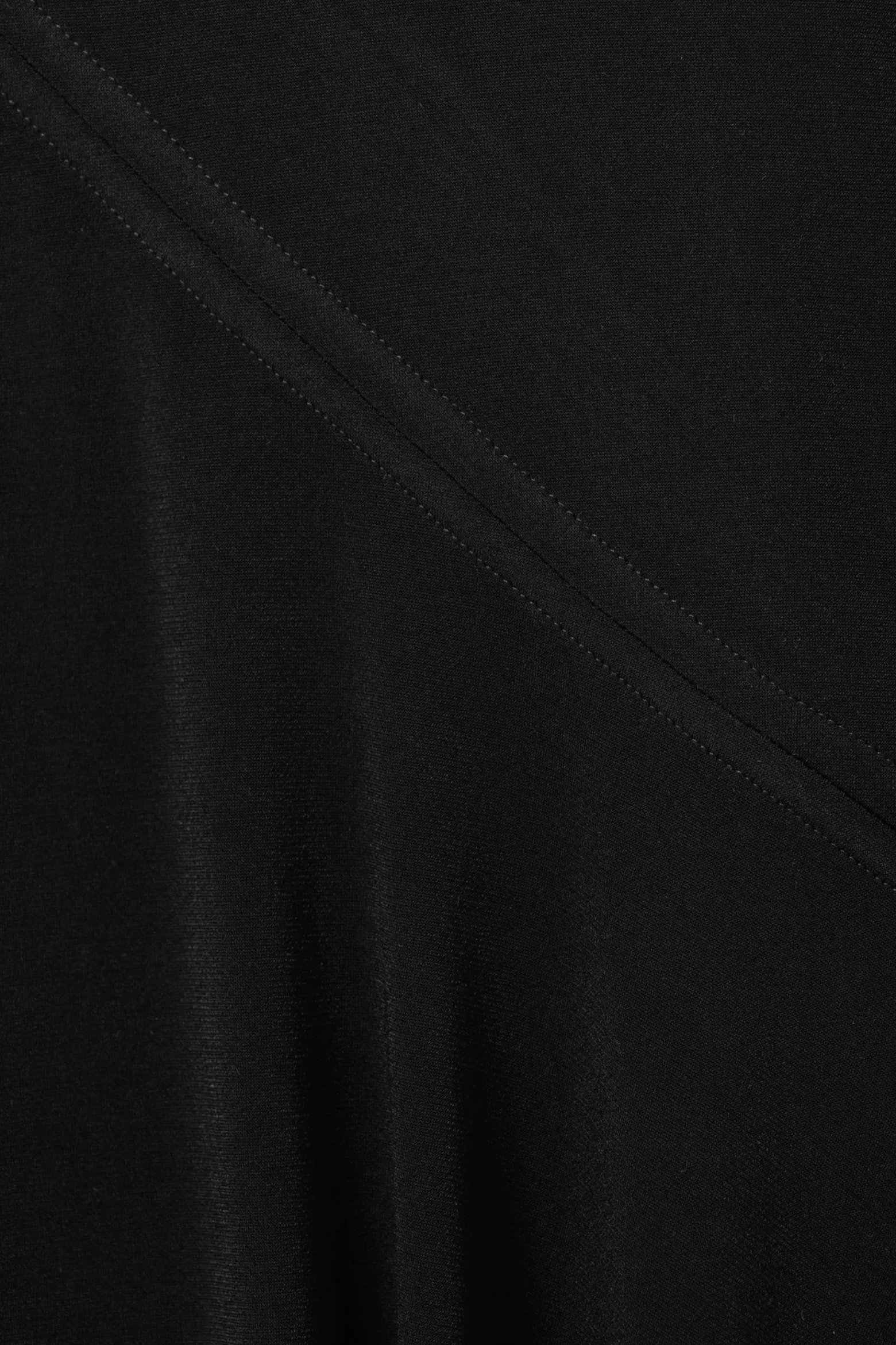 LANGÄRMELIGES, ASYMMETRISCHES DRAPÉ-KLEID|Weekday Store