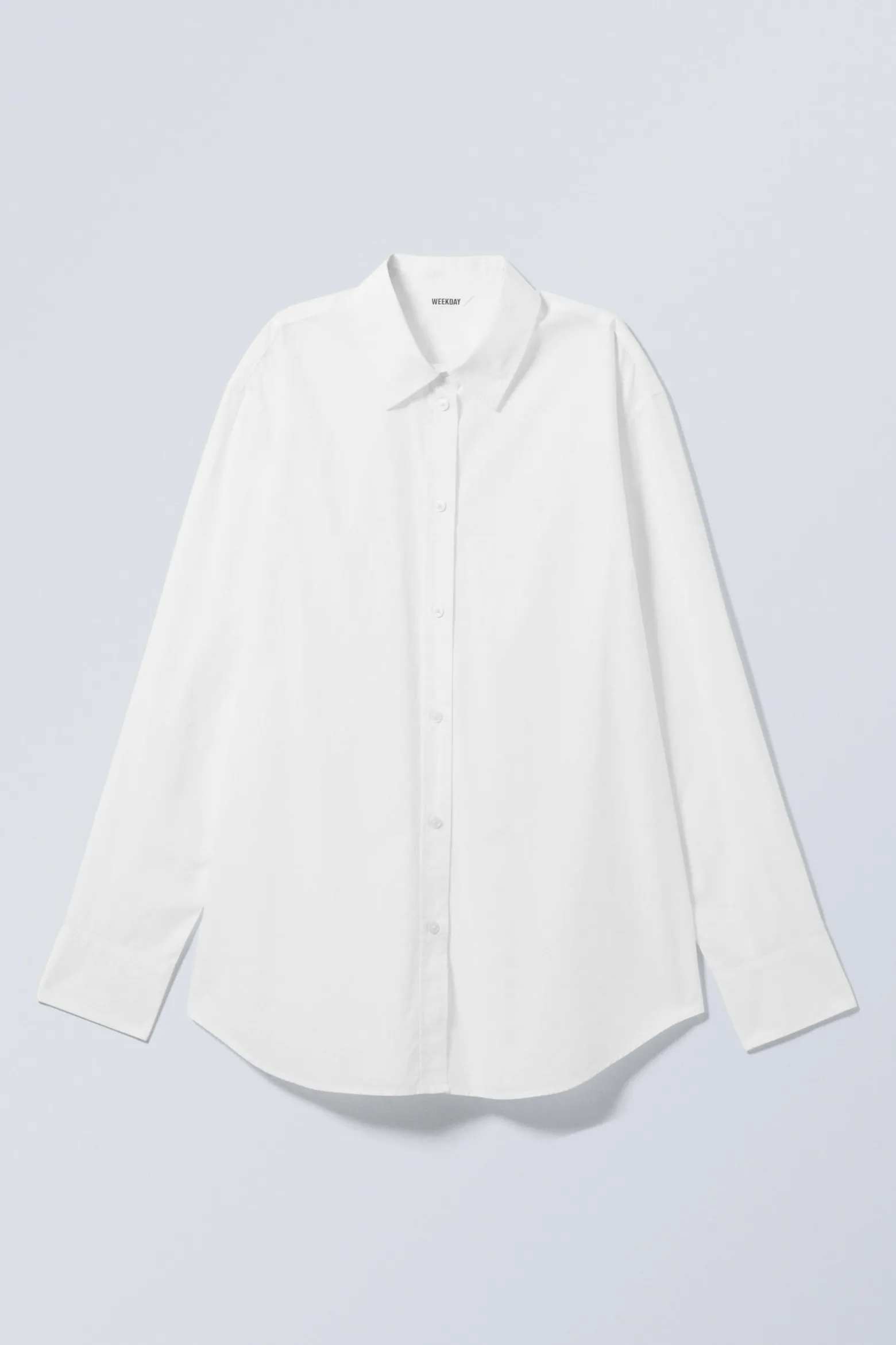 LANGÄRMELIGES HEMD AUS OXFORD-BAUMWOLLE|Weekday Clearance