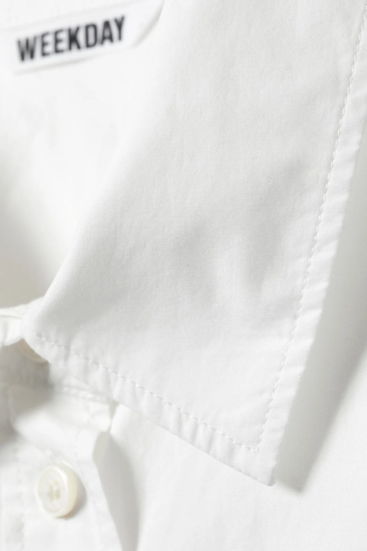 LANGÄRMELIGES HEMD AUS OXFORD-BAUMWOLLE|Weekday Clearance