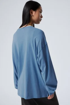 LANGÄRMELIGES OVERSIZE-T-SHIRT|Weekday Flash Sale