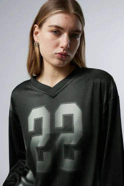 LANGÄRMELIGES SPORT-SHIRT IM OVERSIZE-LOOK|Weekday Store