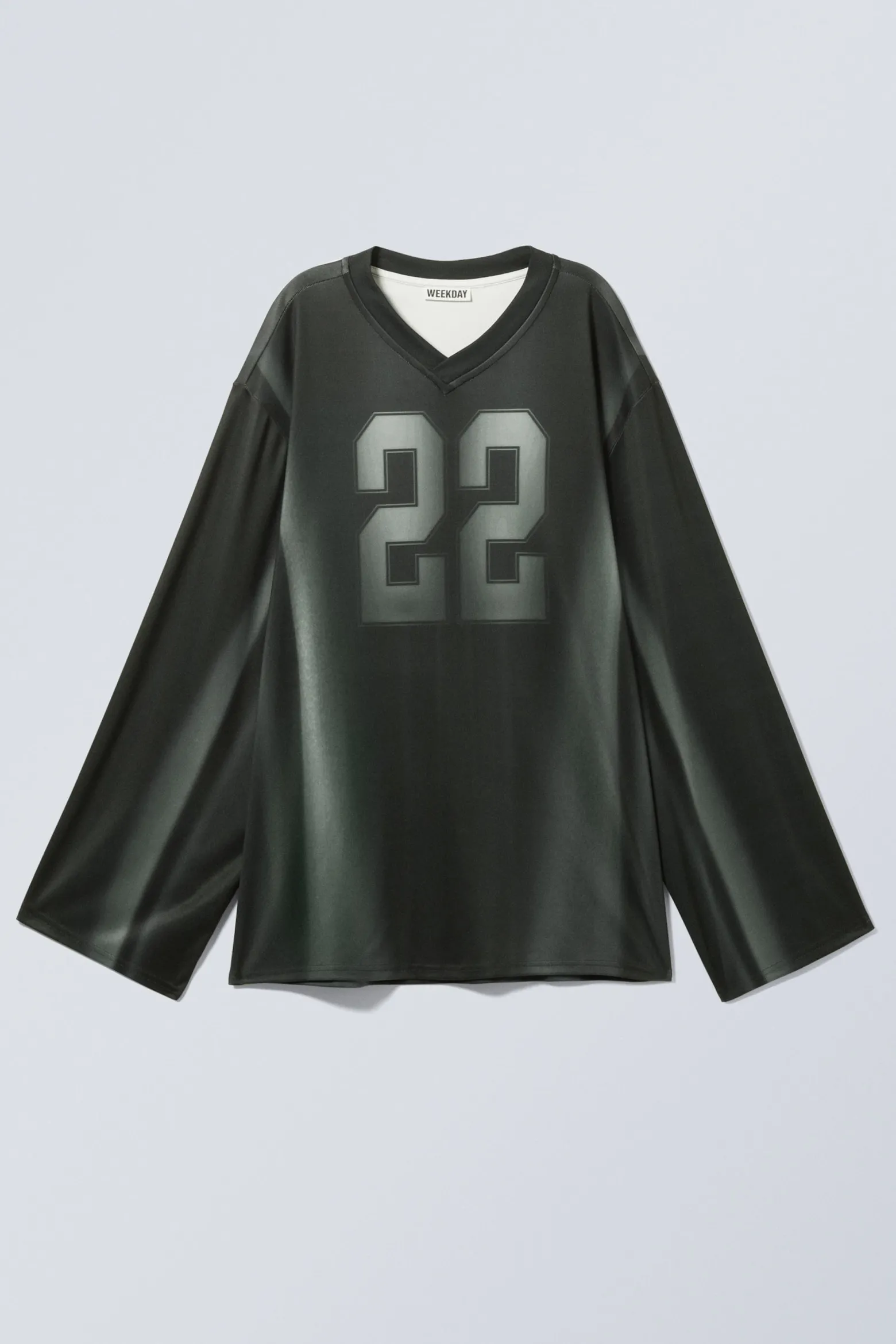 LANGÄRMELIGES SPORT-SHIRT IM OVERSIZE-LOOK|Weekday Store