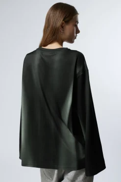 LANGÄRMELIGES SPORT-SHIRT IM OVERSIZE-LOOK|Weekday Store