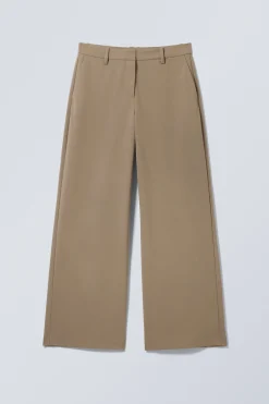LOCKER GESCHNITTENE ANZUGHOSE MIT NIEDRIGER TAILLE|Weekday New