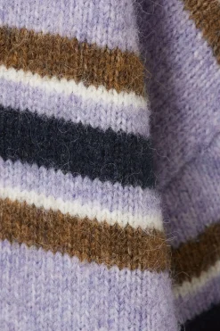 LOCKER GESCHNITTENER GRAPHISCHER STRICKPULLOVER|Weekday Outlet