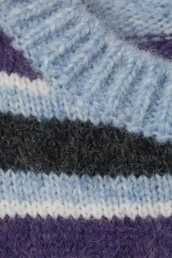 LOCKER GESCHNITTENER GRAPHISCHER STRICKPULLOVER|Weekday Clearance