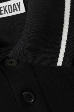 LOCKER GESCHNITTENES POLO-SWEATSHIRT|Weekday Best Sale