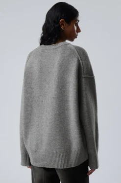 LOCKER GESTRICKTER WOLLPULLOVER|Weekday Flash Sale