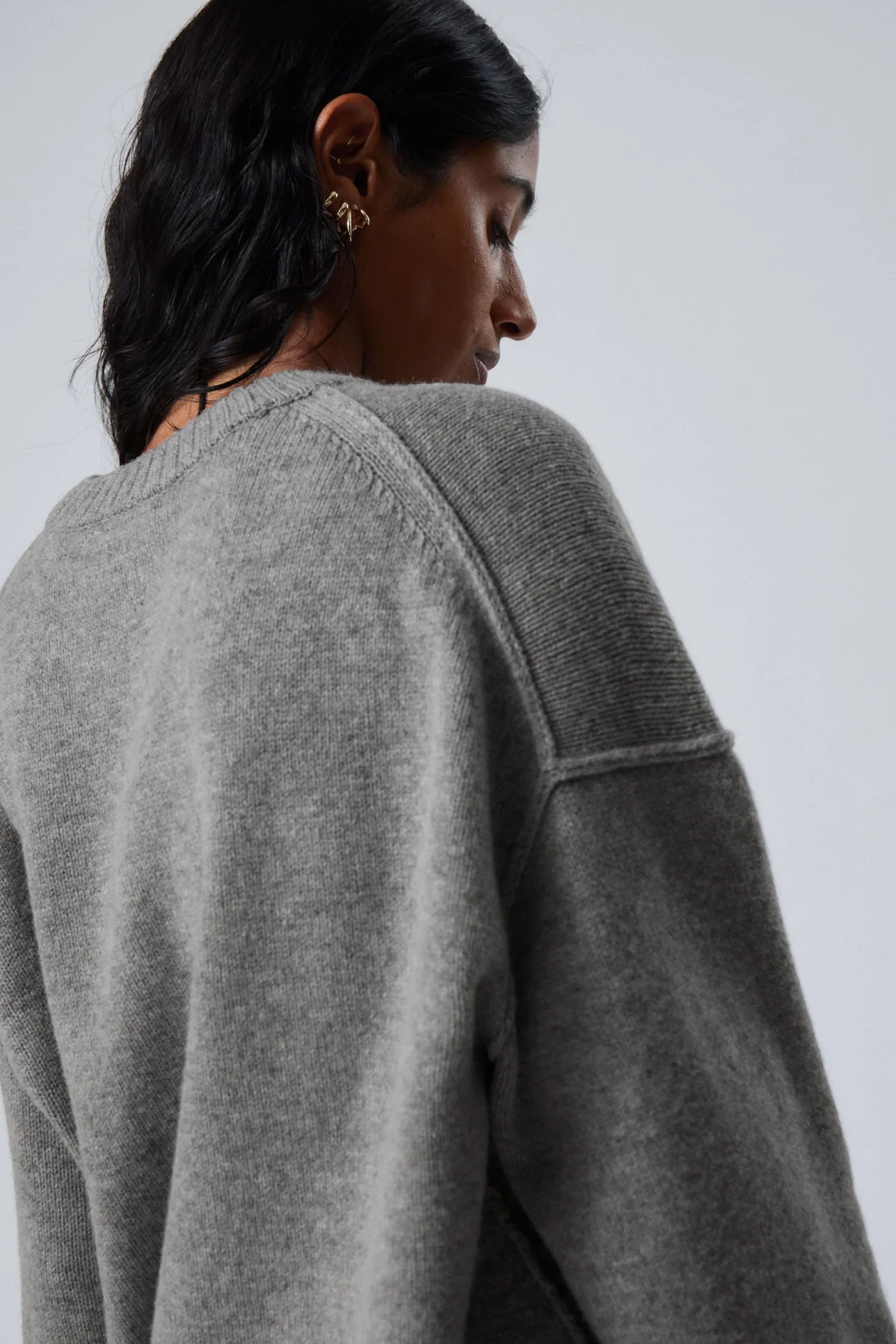 LOCKER GESTRICKTER WOLLPULLOVER|Weekday Flash Sale