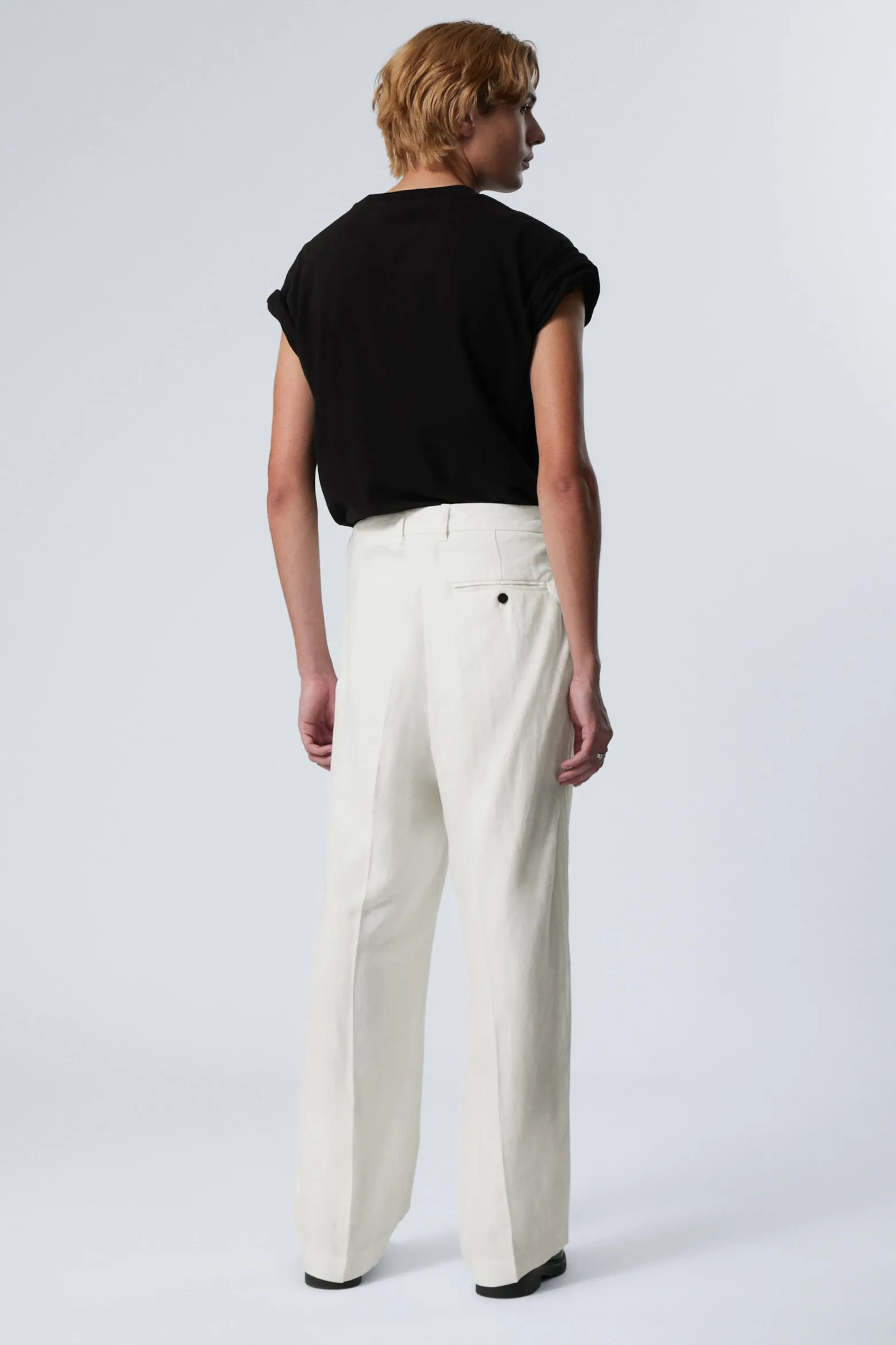 LOCKERE ANZUGHOSE UNO AUS LEINEN|Weekday Clearance