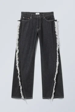 LOCKERE JEANS MIT FRANSIGER TWIST-NAHT|Weekday Discount