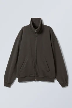 LOCKERER ZIP-CARDIGAN MIT TRICHTERKRAGEN|Weekday Hot