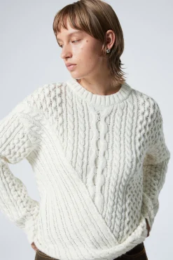 LOCKERER ZOPFSTRICKPULLOVER|Weekday Discount