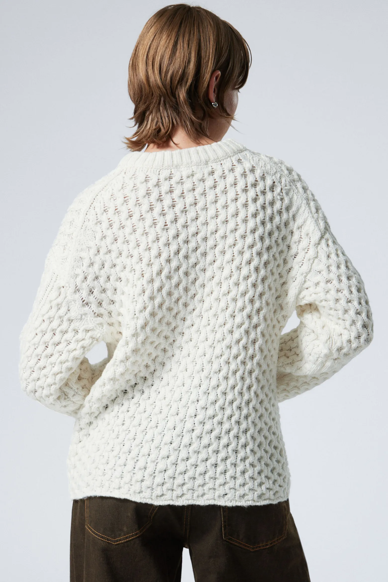 LOCKERER ZOPFSTRICKPULLOVER|Weekday Discount