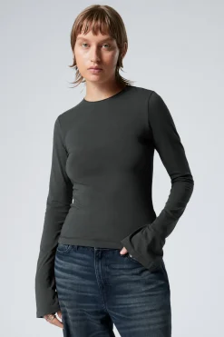 LONGSLEEVE AUS BAUMWOLLE|Weekday Fashion
