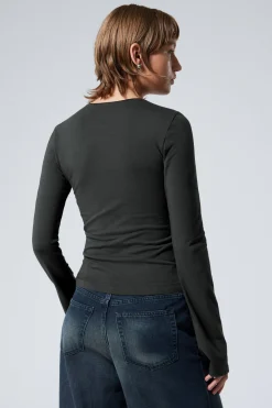 LONGSLEEVE AUS BAUMWOLLE|Weekday Fashion