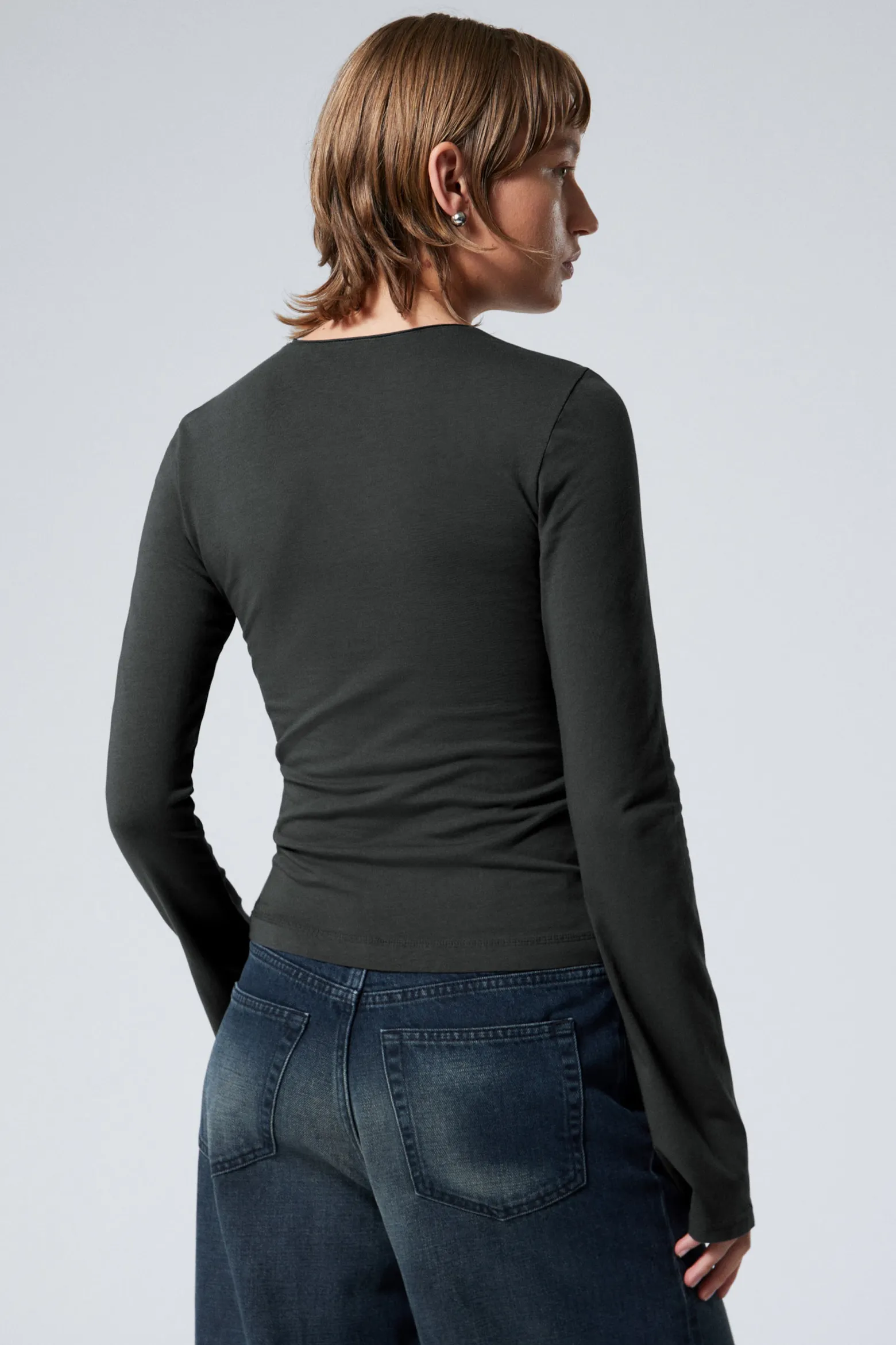 LONGSLEEVE AUS BAUMWOLLE|Weekday Fashion