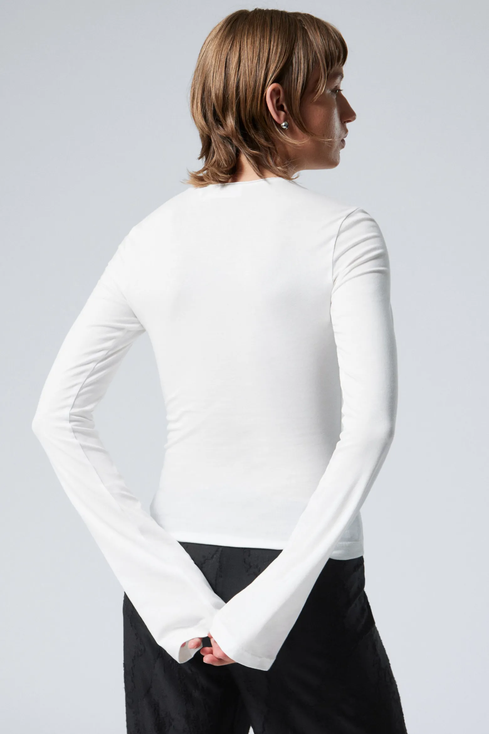 LONGSLEEVE AUS BAUMWOLLE|Weekday Hot