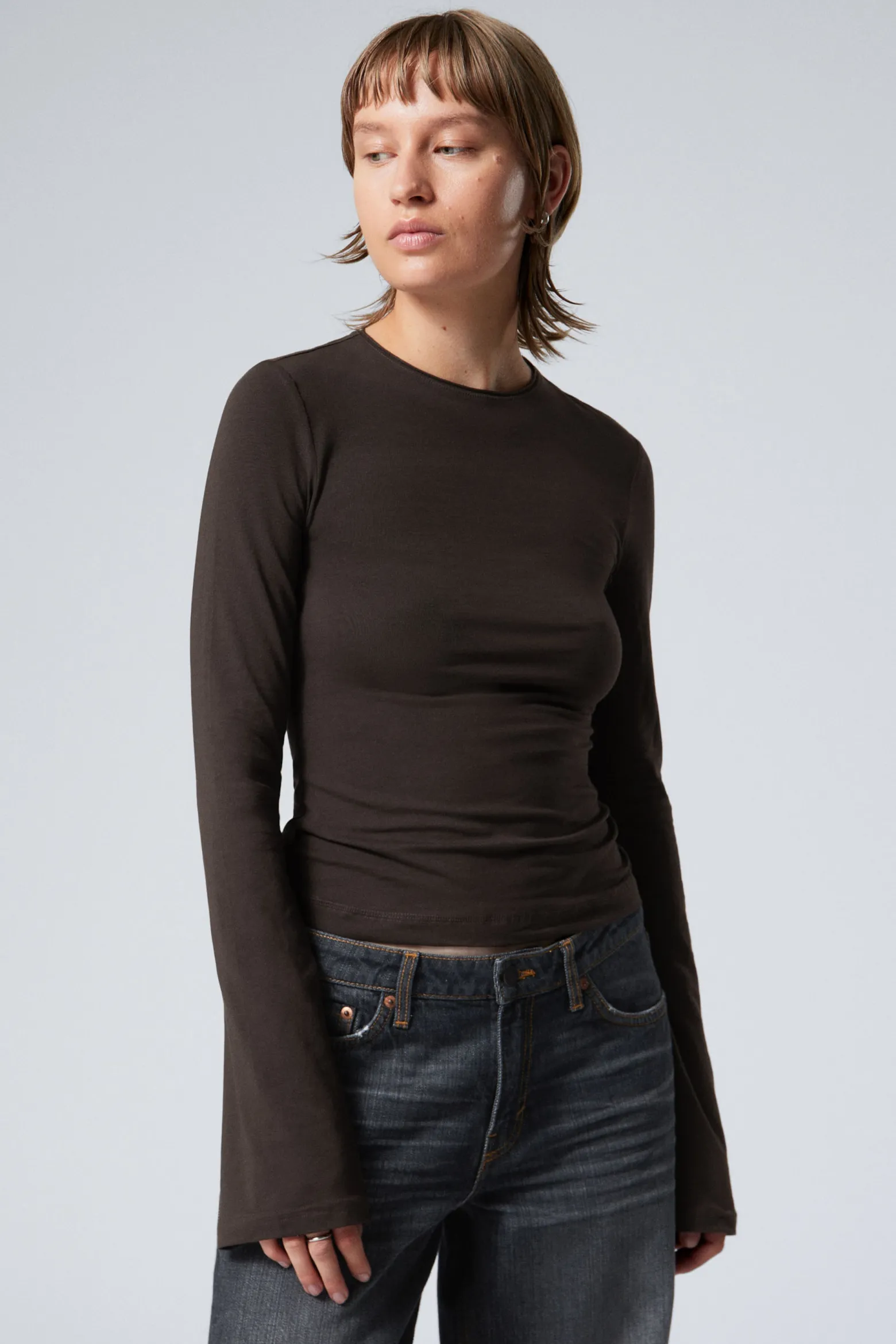 LONGSLEEVE AUS BAUMWOLLE|Weekday Flash Sale