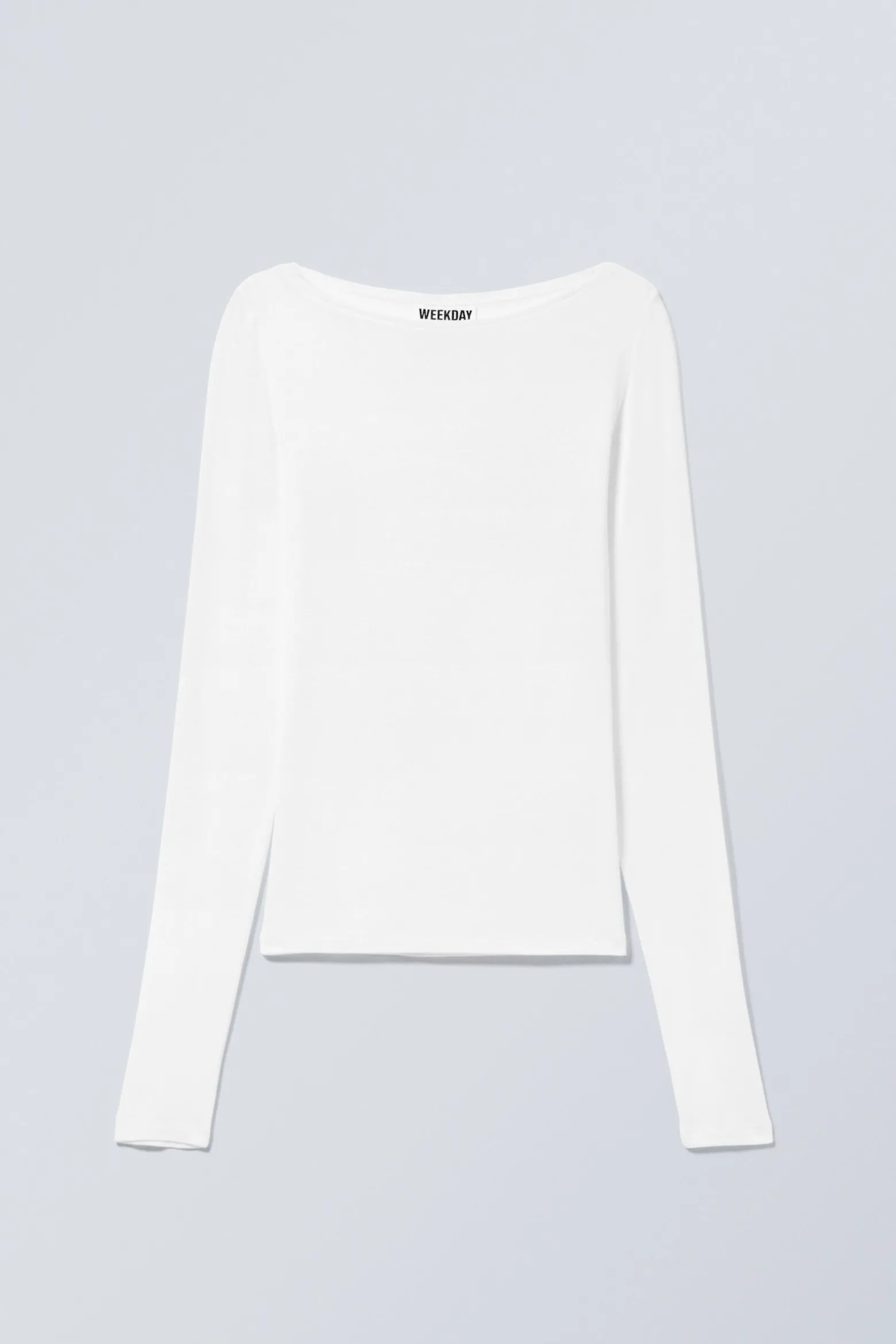 LONGSLEEVE MIT U-BOOT-AUSSCHNITT|Weekday Cheap