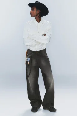 LOOSER – WEITE JEANS MIT NORMALER TAILLE|Weekday Cheap