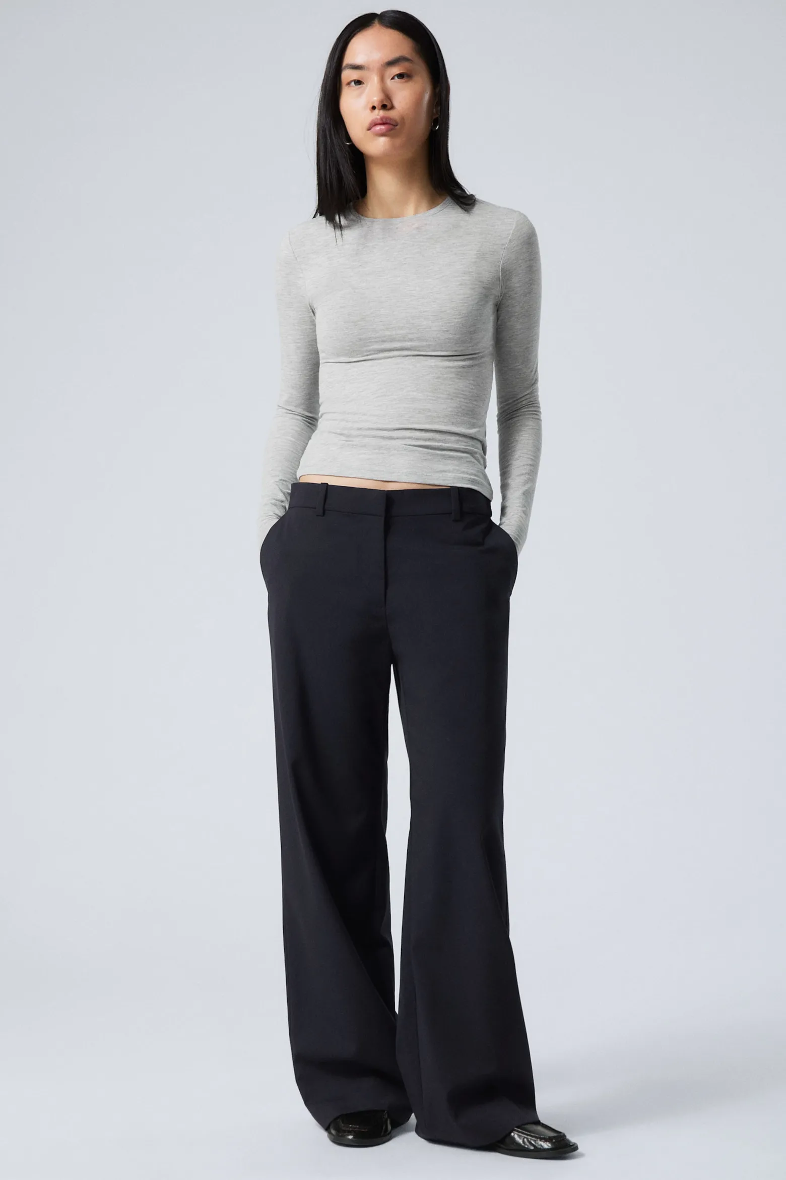 LOW-WAIST-ANZUGHOSE EMILY|Weekday Discount